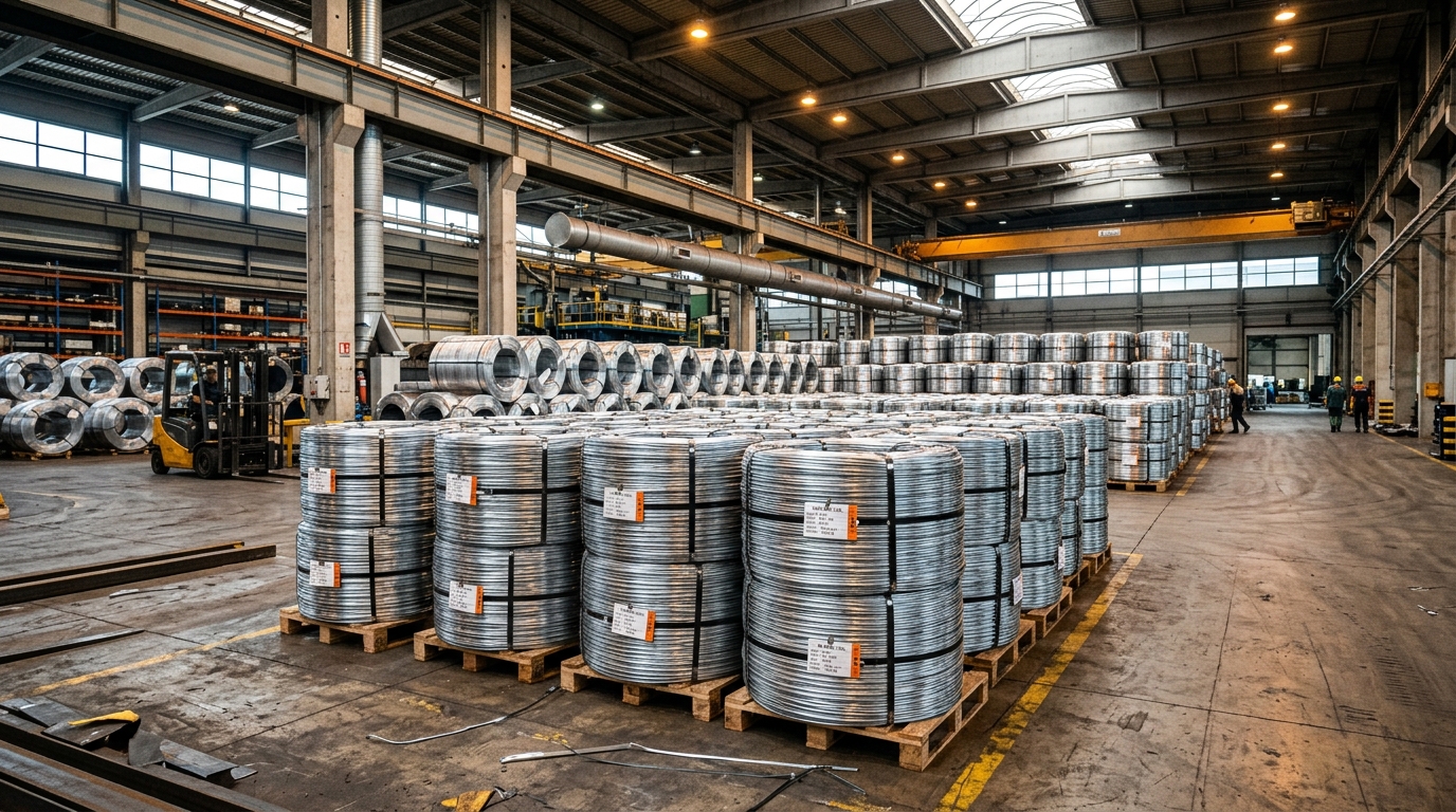 HB Wire, Binding Wire & Industrial Wires ready inventory in central stockyard - concertinawires.com
